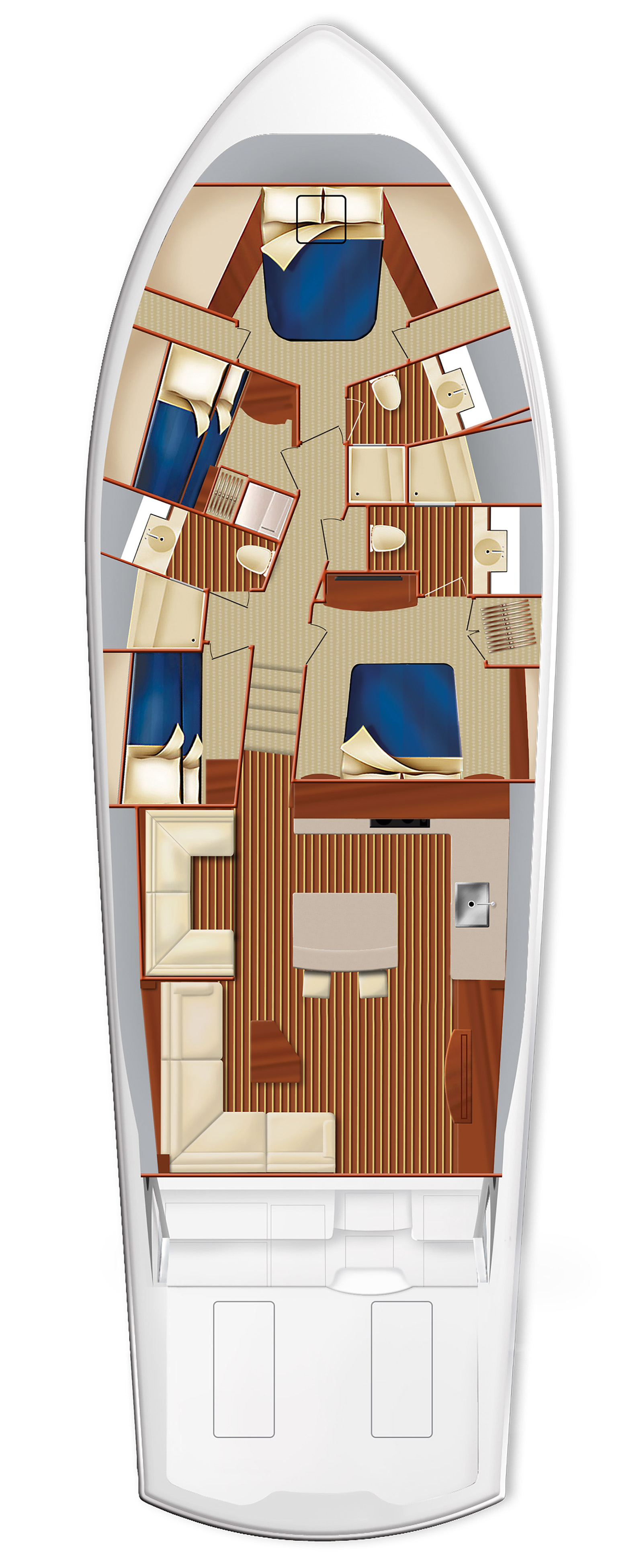 lower deck arrangement